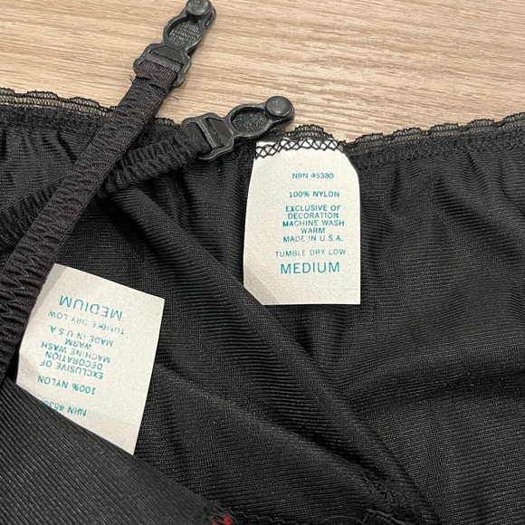 Vintage 1950s The Original “Le Brasette”By Nan Flower Bra Panty Stocking Garter - Picture 4 of 5